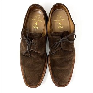 Polo Ralph Lauren Suede Oxfords Bench Made In UK
